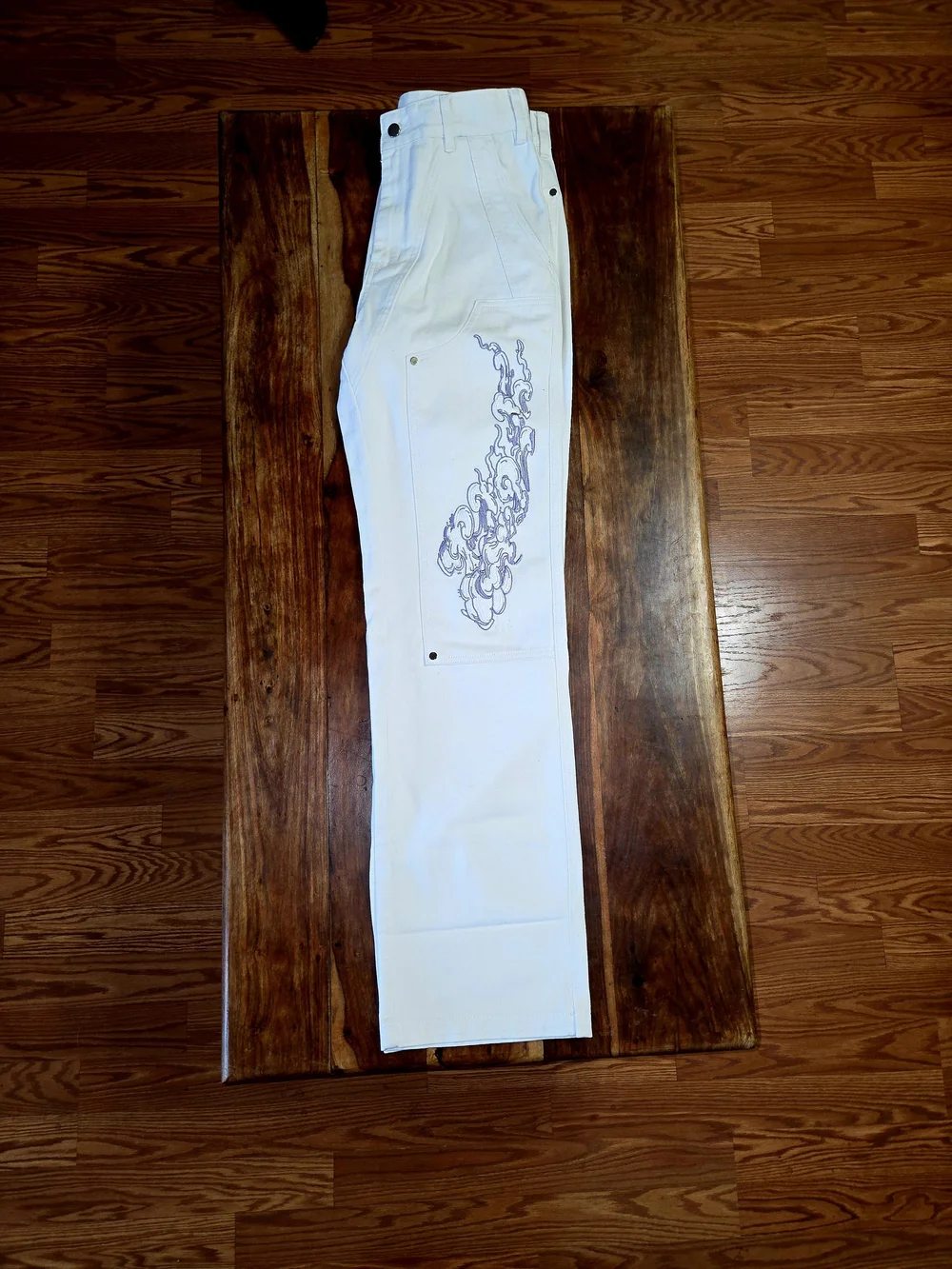 Steve Aoki's Dim Mak/One-Piece Collab Men's Embroidered Jeans